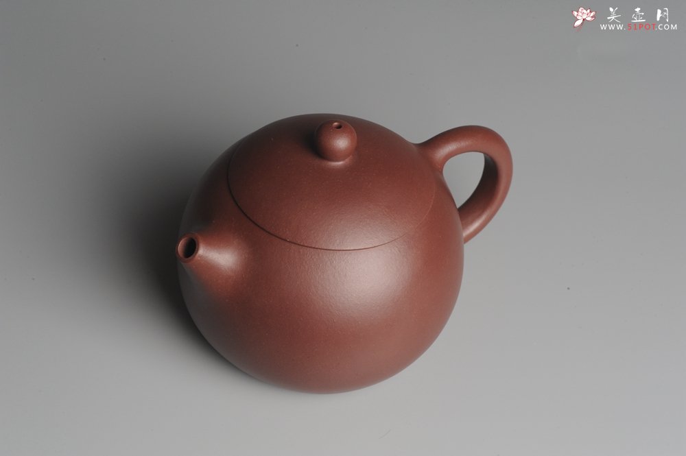 紫砂壶图片：全手工端庄秀雅倒把小西施 - 宜兴紫砂壶网