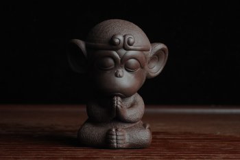 紫砂壶图片：美宠特惠 悟空 神态细腻 做工精致茶宠 - 宜兴紫砂壶网