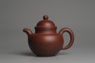 紫砂壶图片：油润底曹青 全手工寿珍掇球 深得老味 做工灰常好 请君细品 作品说话  - 宜兴紫砂壶网