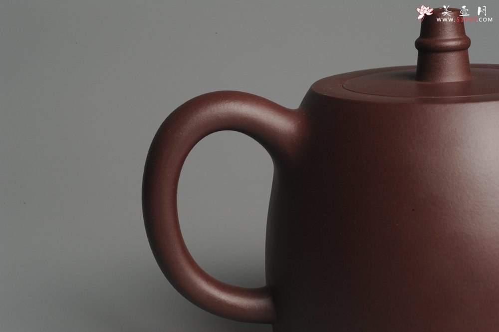 紫砂壶图片：美壶特惠 精工汉铎壶 明针优秀 嵌盖难度大 - 宜兴紫砂壶网