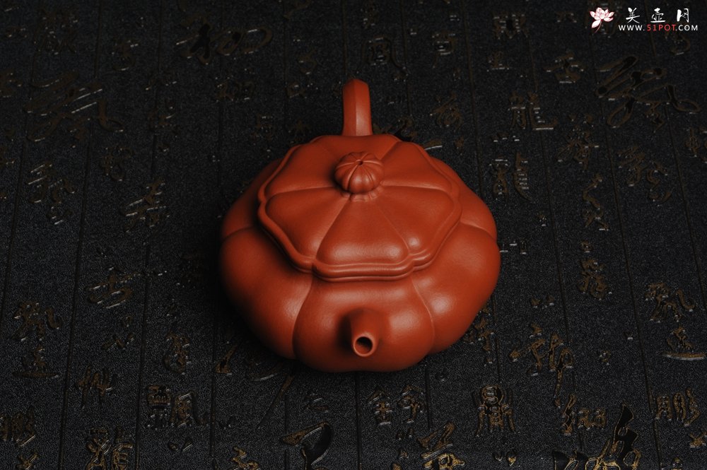 紫砂壶图片：精致朱泥葵仿古 难度太大 收缩大 实属不易 大口实用 - 宜兴紫砂壶网