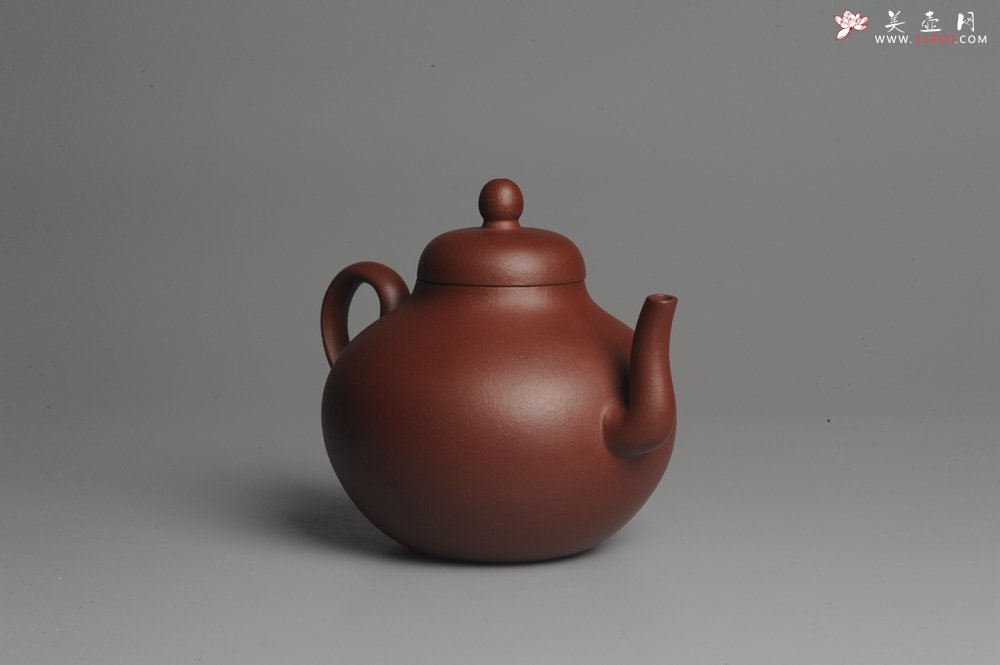 紫砂壶图片：美壶特惠 老红拼泥思亭 小清新 茶人醉爱 - 宜兴紫砂壶网