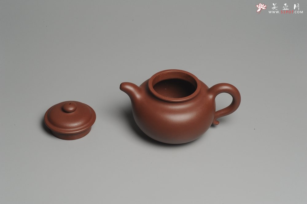 紫砂壶图片：实力派杨欣橙老师全手工大亨莲子 本色清水泥 深得老味 古韵悠悠 - 宜兴紫砂壶网