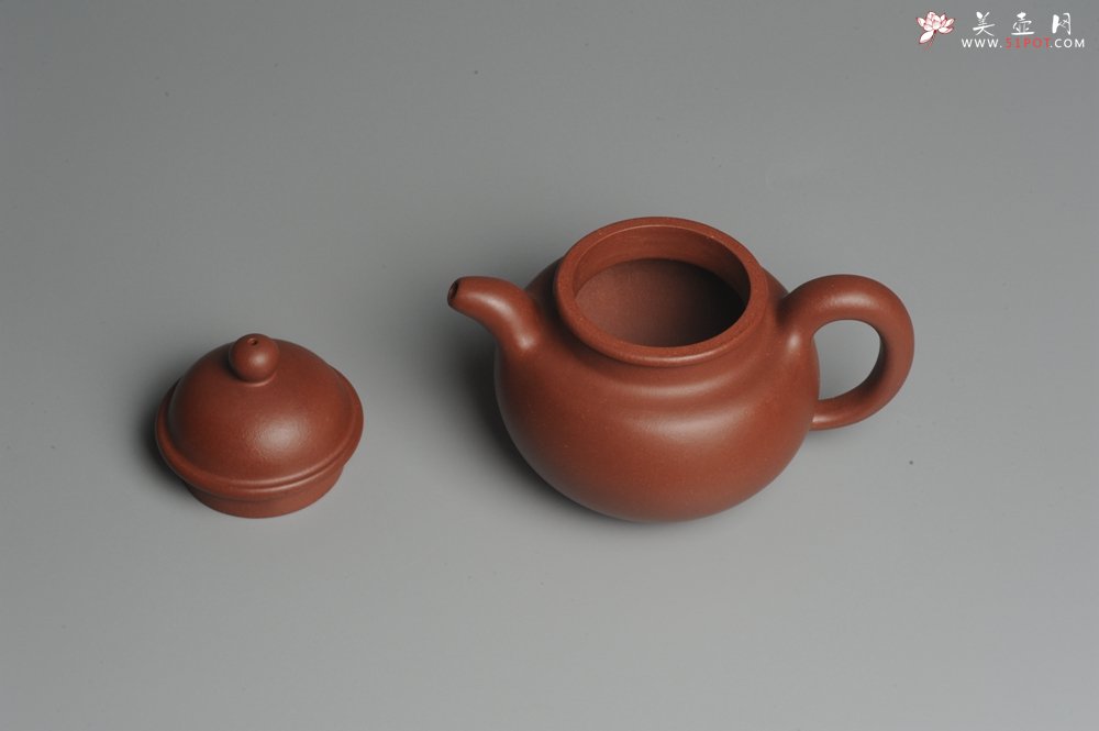 紫砂壶图片：油润底曹青 全手工寿珍掇球 深得老味 做工超好 - 宜兴紫砂壶网