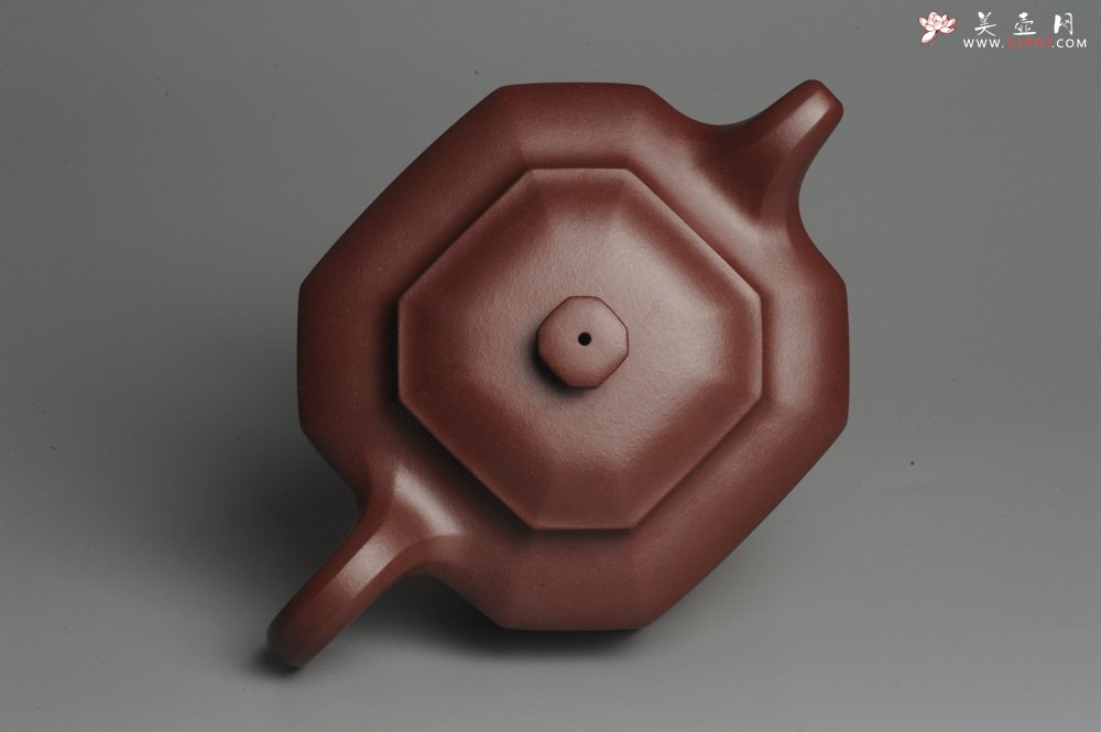 紫砂壶图片：实力派张海艳全手工精工八方侧角壶 工艺精湛 - 宜兴紫砂壶网