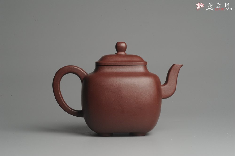 紫砂壶图片：实力派张海艳全手工鸣远四方 气势磅礴 用心之作 - 宜兴紫砂壶网