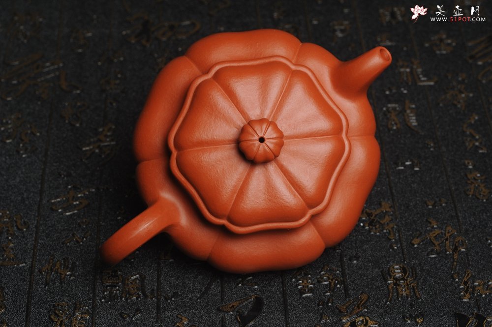 紫砂壶图片：精致朱泥葵仿古 难度太大 收缩大 实属不易 大口实用 - 宜兴紫砂壶网