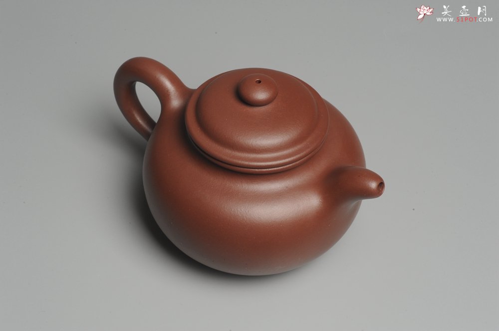 紫砂壶图片：实力派杨欣橙老师全手工大亨莲子 本色清水泥 深得老味 古韵悠悠 - 宜兴紫砂壶网