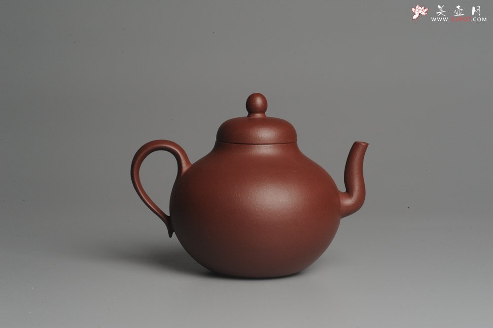 紫砂壶图片：美壶特惠 老红拼泥思亭 小清新 茶人醉爱 - 宜兴紫砂壶网