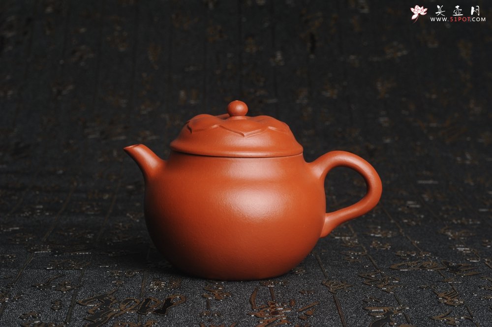 紫砂壶图片：美壶特惠 非铁红色素泥 优质朱泥般若秋水壶 - 宜兴紫砂壶网