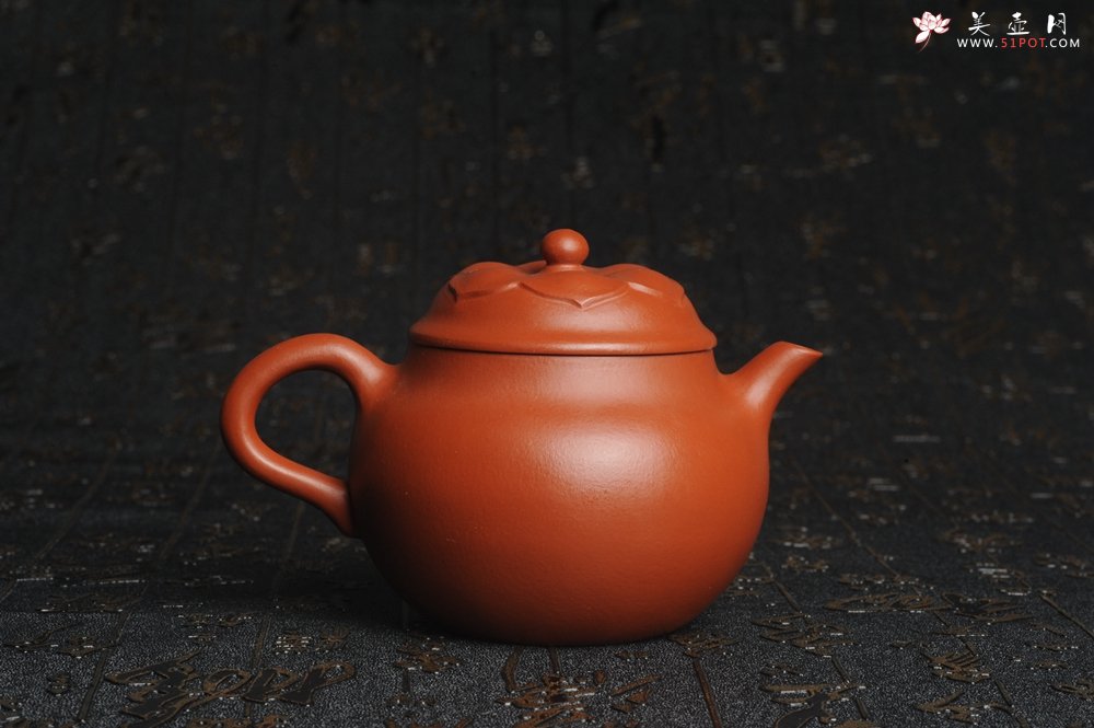 紫砂壶图片：美壶特惠 非铁红色素泥 优质朱泥般若秋水壶 - 宜兴紫砂壶网