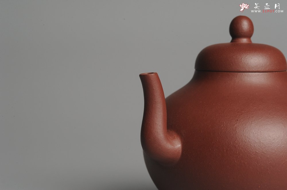 紫砂壶图片：美壶特惠 老红拼泥思亭 小清新 茶人醉爱 - 宜兴紫砂壶网