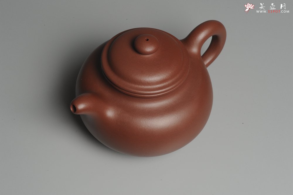 紫砂壶图片：实力派杨欣橙老师全手工大亨莲子 本色清水泥 深得老味 古韵悠悠 - 宜兴紫砂壶网