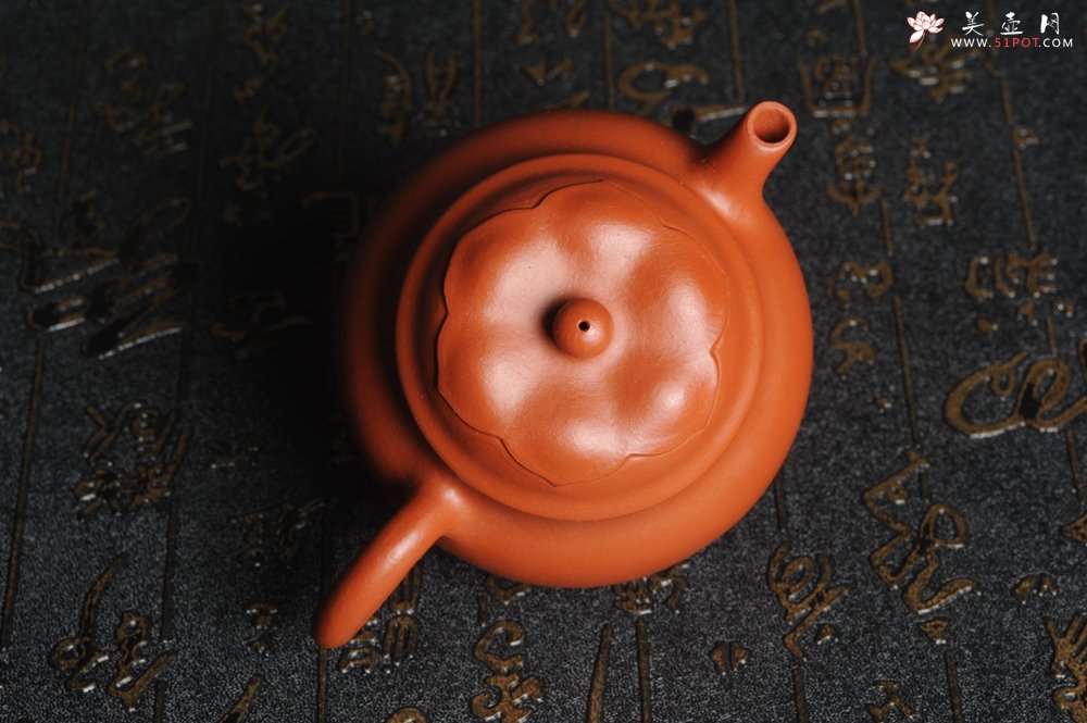 紫砂壶图片：美壶特惠 非铁红色素泥 优质朱泥般若秋水壶 - 宜兴紫砂壶网