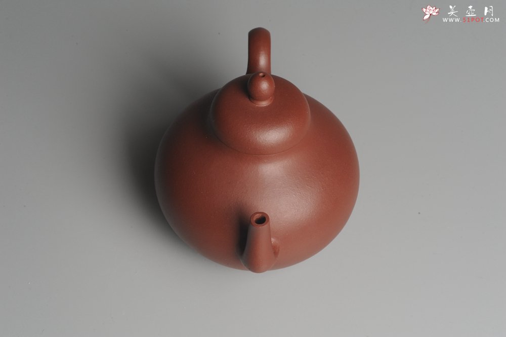 紫砂壶图片：美壶特惠 老红拼泥思亭 小清新 茶人醉爱 - 宜兴紫砂壶网