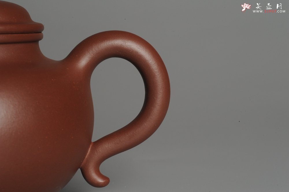 紫砂壶图片：实力派杨欣橙老师全手工大亨莲子 本色清水泥 深得老味 古韵悠悠 - 宜兴紫砂壶网