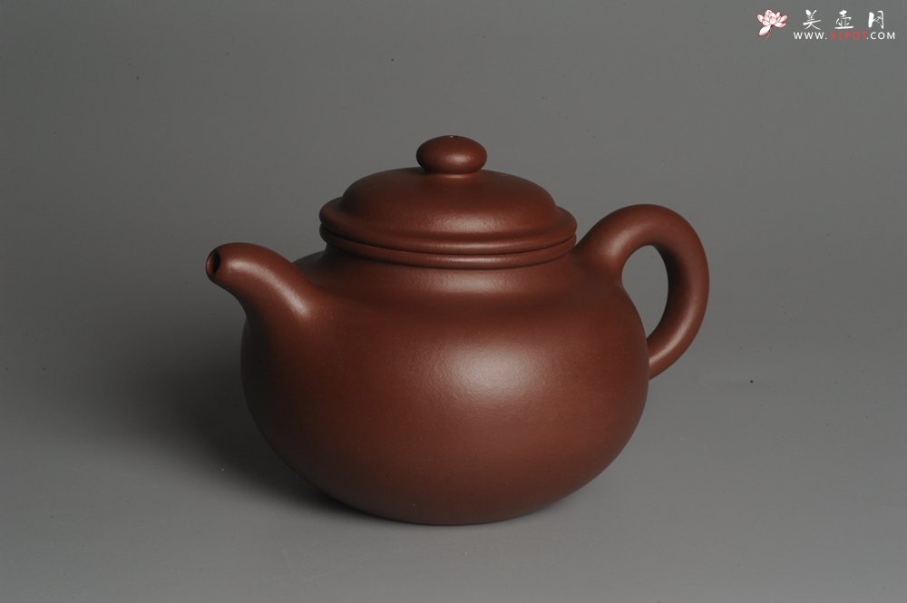 紫砂壶图片：实力派杨欣橙老师全手工大亨莲子 本色清水泥 深得老味 古韵悠悠 - 宜兴紫砂壶网