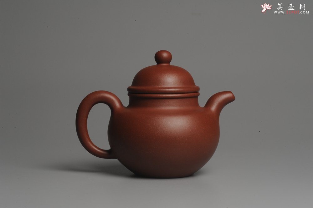 紫砂壶图片：油润底曹青 全手工寿珍掇球 深得老味 做工超好 - 宜兴紫砂壶网