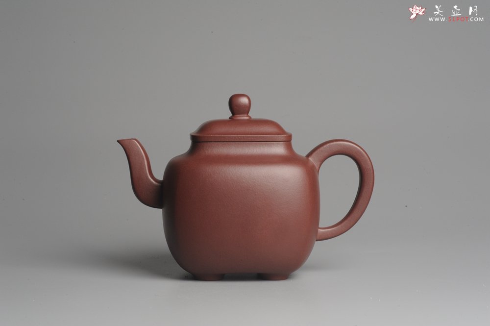 紫砂壶图片：实力派张海艳全手工鸣远四方 气势磅礴 用心之作 - 宜兴紫砂壶网