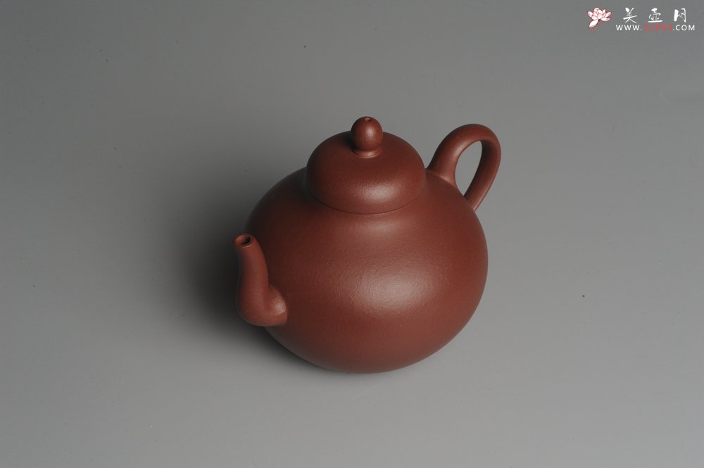 紫砂壶图片：美壶特惠 老红拼泥思亭 小清新 茶人醉爱 - 宜兴紫砂壶网