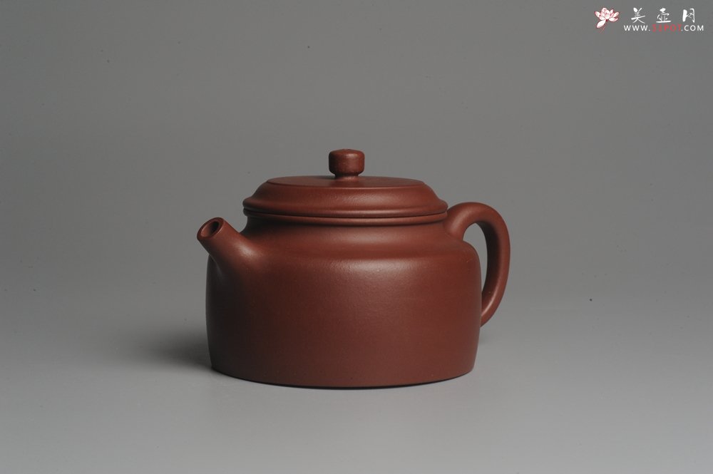 紫砂壶图片：美壶特惠 优质红拼泥经典大亨德中 茶人醉爱 - 宜兴紫砂壶网