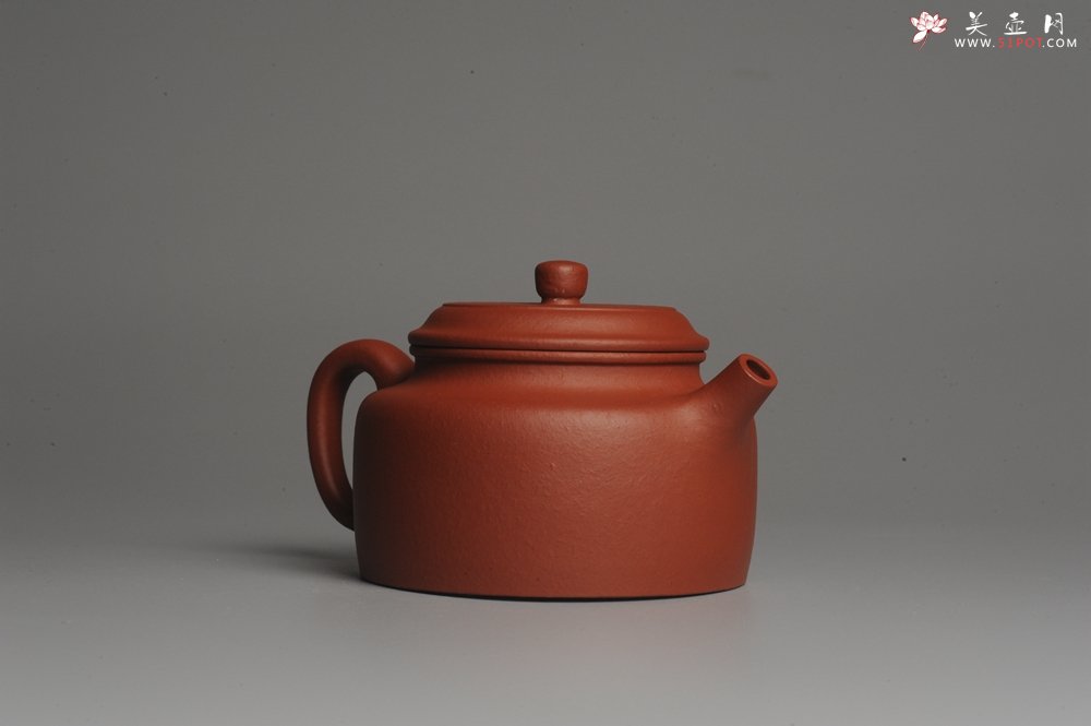 紫砂壶图片：美壶特惠 梨皮红泥德中 做工精致 茶人醉爱 - 宜兴紫砂壶网