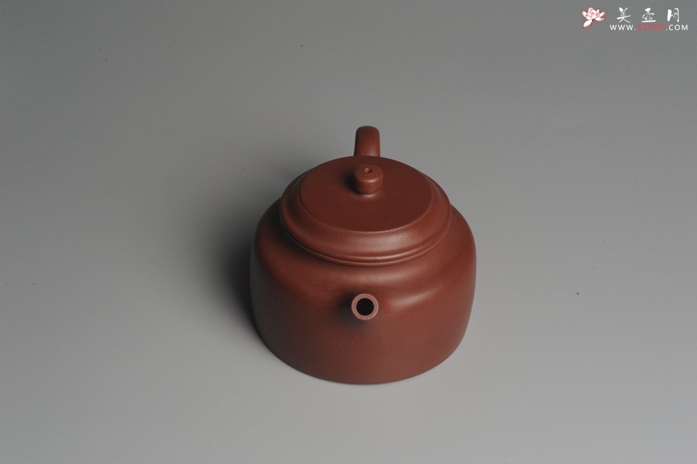 紫砂壶图片：美壶特惠 优质红拼泥经典大亨德中 茶人醉爱 - 宜兴紫砂壶网