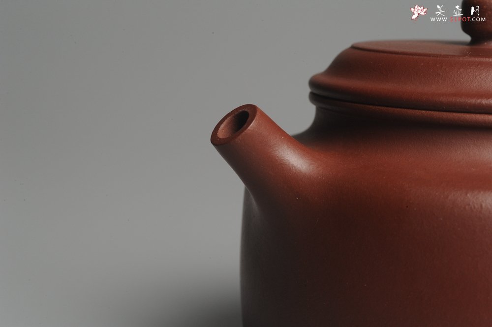 紫砂壶图片：美壶特惠 优质红拼泥经典大亨德中 茶人醉爱 - 宜兴紫砂壶网