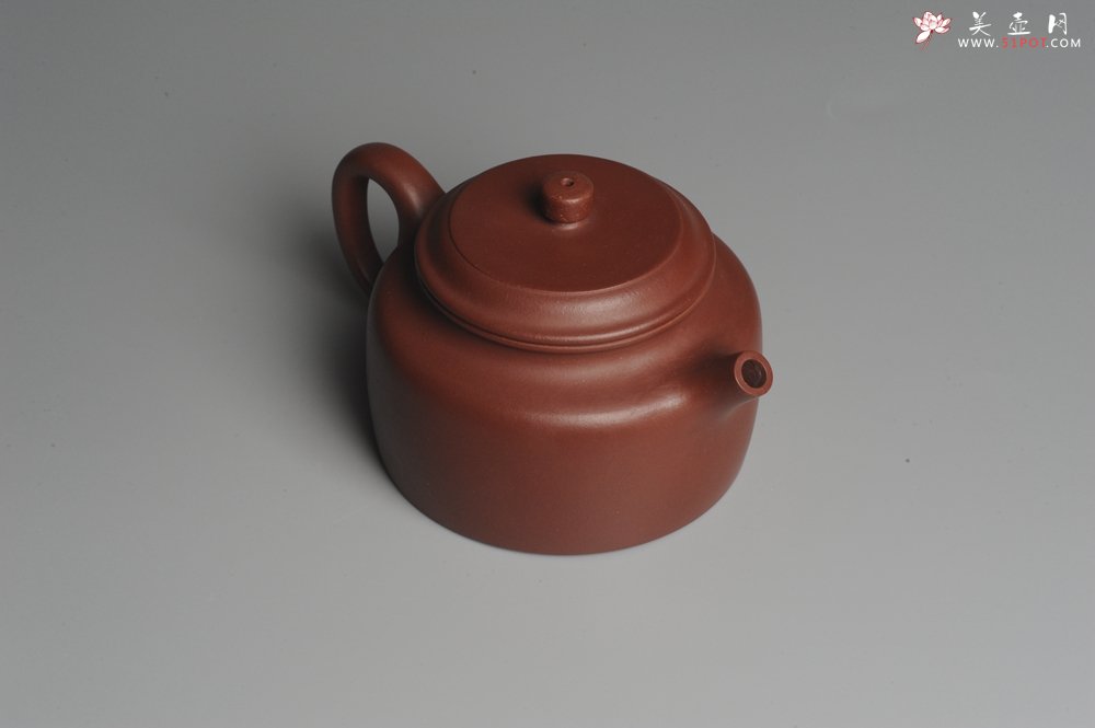 紫砂壶图片：美壶特惠 优质红拼泥经典大亨德中 茶人醉爱 - 宜兴紫砂壶网