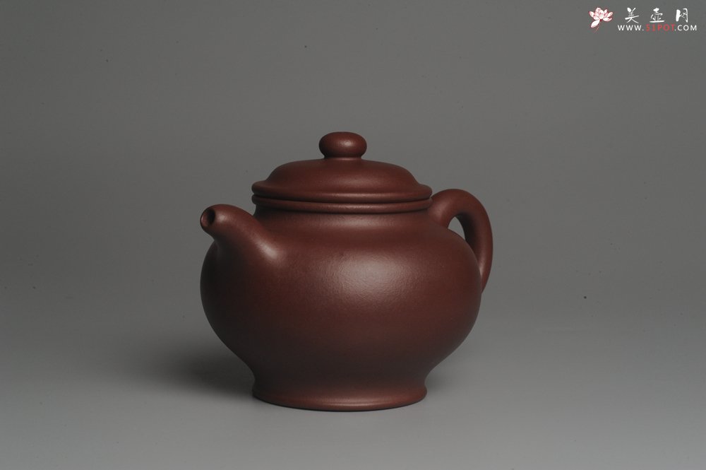 紫砂壶图片：实力派杨老师全手工紫茄泥小品大亨掇只 深得其味 泥料灰常油润 - 宜兴紫砂壶网