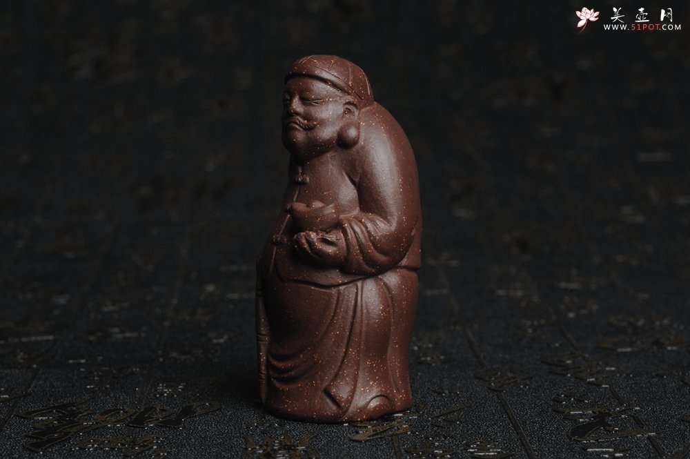 紫砂壶图片：美宠特惠 回馈壶友 精致性价比紫泥老财主茶宠高7.8cm左右 - 宜兴紫砂壶网