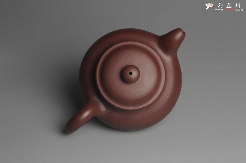 紫砂壶图片：实力派杨欣橙老师全手工紫茄泥大亨掇只 深得其味 泥料灰常油润 - 宜兴紫砂壶网