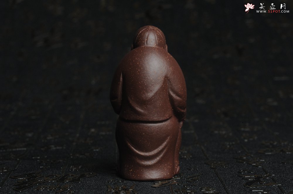 紫砂壶图片：美宠特惠 回馈壶友 精致性价比紫泥老财主茶宠高7.8cm左右 - 宜兴紫砂壶网