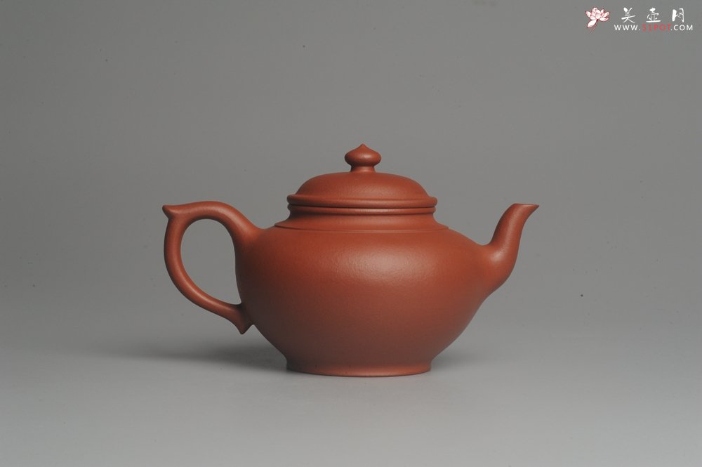 紫砂壶图片：美壶特惠 老清水泥精致笑樱壶 - 宜兴紫砂壶网