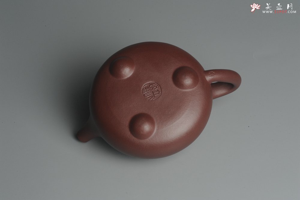 紫砂壶图片：美壶特惠 经典平盖小石瓢 满瓢（景舟石瓢）子木刻绘枯枝鸟 - 宜兴紫砂壶网