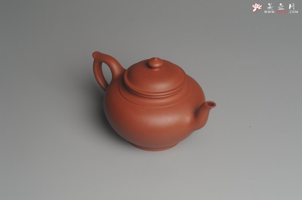 紫砂壶图片：美壶特惠 老清水泥精致笑樱壶 - 宜兴紫砂壶网