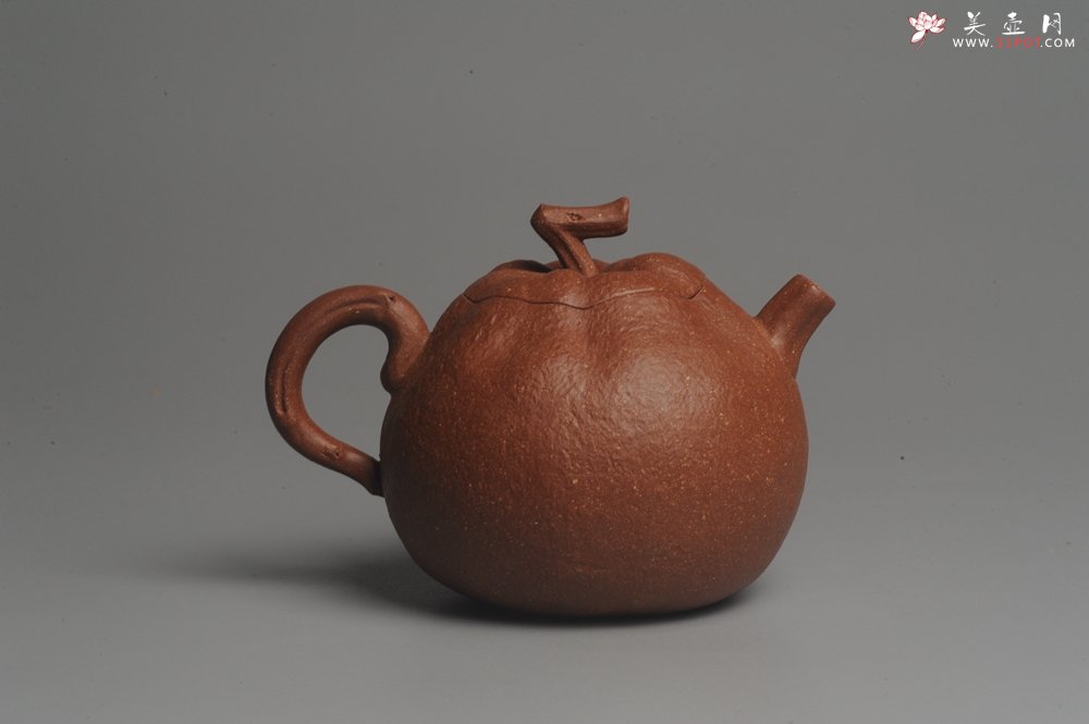 紫砂壶图片：美壶特惠 油润降坡泥精致卡盖全手工仿生丑橘壶 - 宜兴紫砂壶网