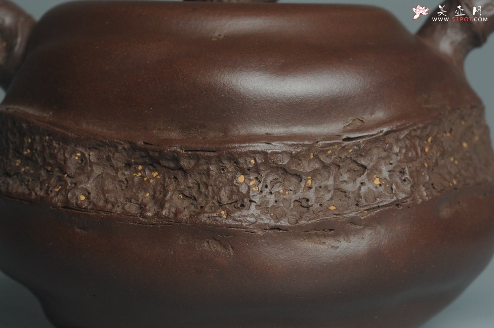 紫砂壶图片：潘丹初全手新作 道法自然 妙趣横生 原创溪竹 - 宜兴紫砂壶网