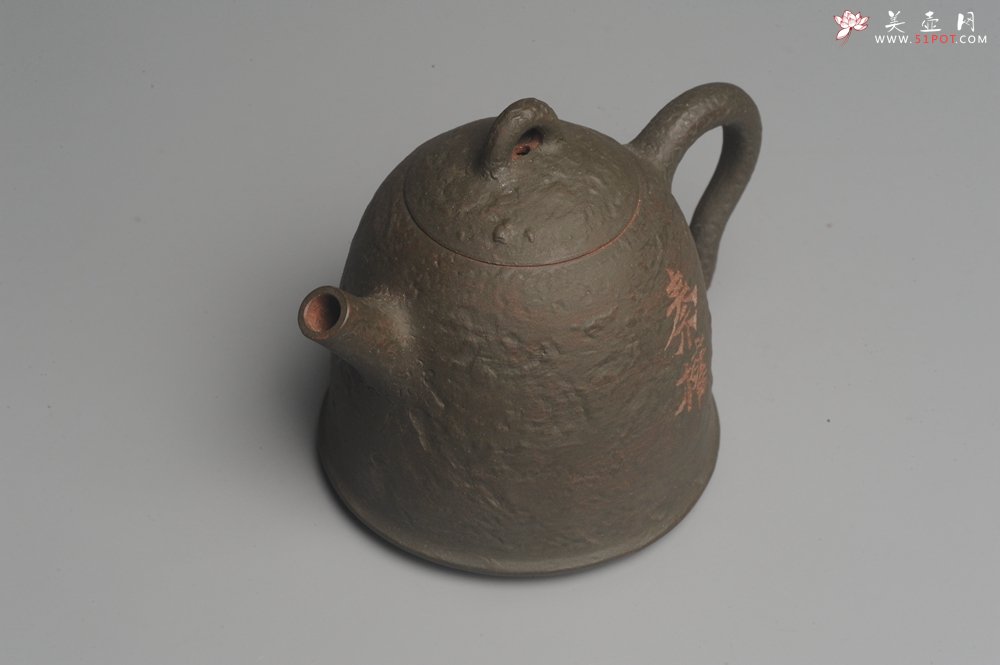 紫砂壶图片：美壶特惠 学苑派 仿龙文风格 青铜器质感 薄胎高秦权 - 宜兴紫砂壶网