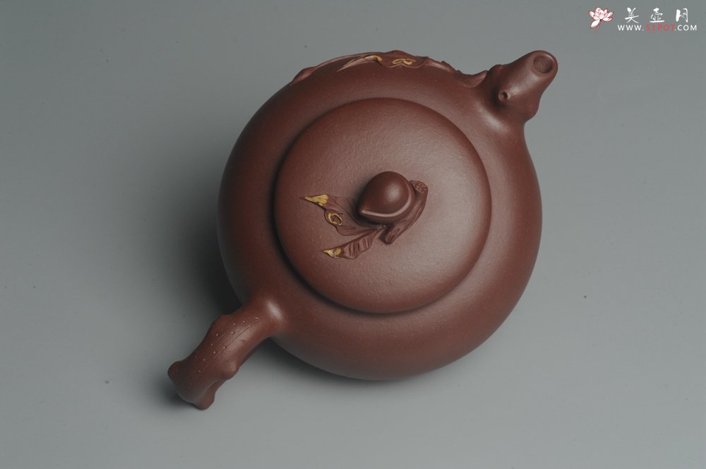 紫砂壶图片：美壶福利特惠 精致做工 寿桃壶 茶人醉爱 - 宜兴紫砂壶网