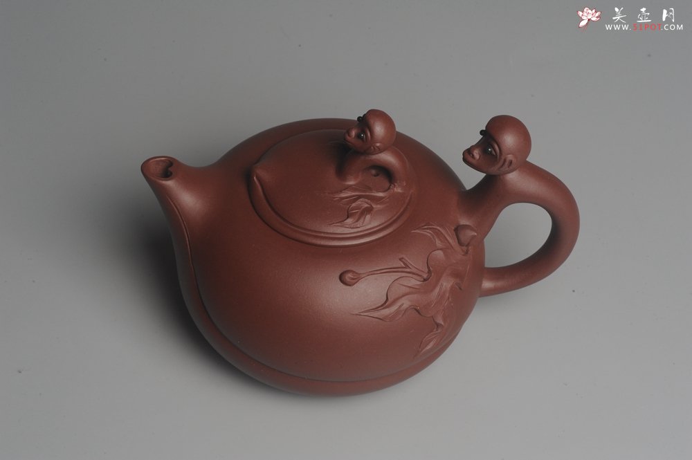 紫砂壶图片：美壶福利特惠 精致做工 辈辈封侯壶 茶人醉爱 - 宜兴紫砂壶网