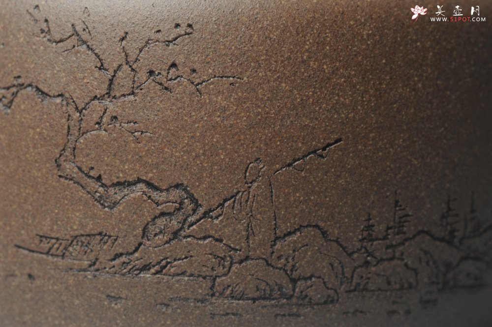 紫砂壶图片：美壶特惠 老段泥精致德中 一片冰心在玉壶 - 宜兴紫砂壶网