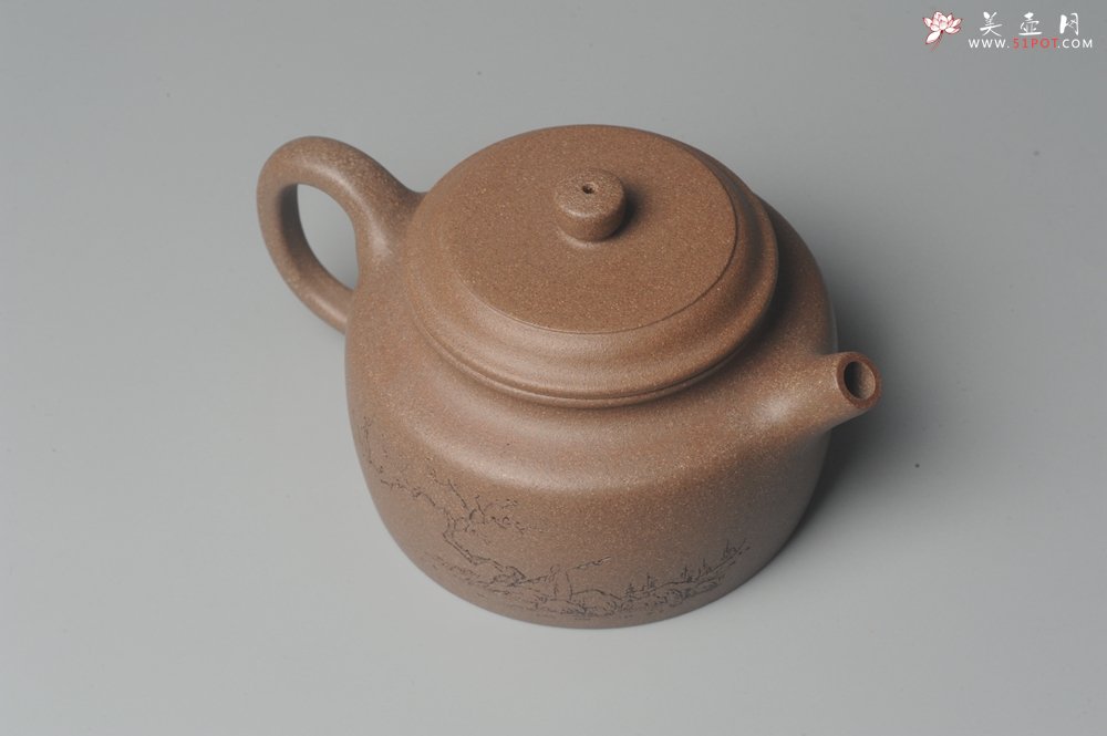 紫砂壶图片：美壶特惠 老段泥精致德中 一片冰心在玉壶 - 宜兴紫砂壶网