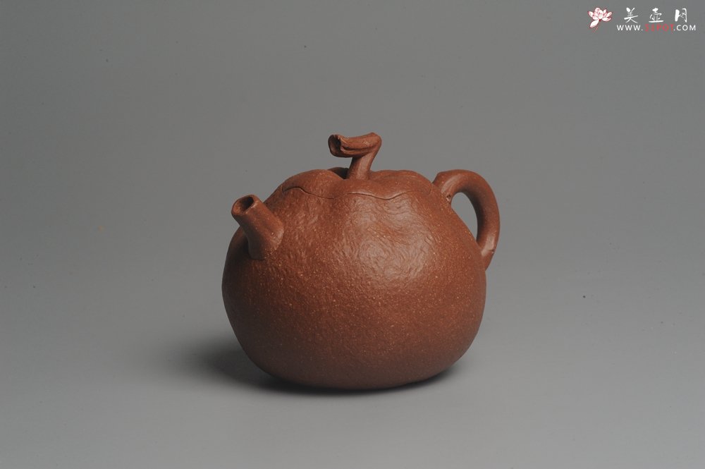 紫砂壶图片：美壶特惠 油润降坡泥精致卡盖全手工仿生丑橘壶 - 宜兴紫砂壶网