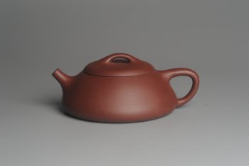 紫砂壶图片：美壶特惠 原矿红拼泥精致做工纳瓢 石瓢  养后特油润 茶人醉爱 - 宜兴紫砂壶网