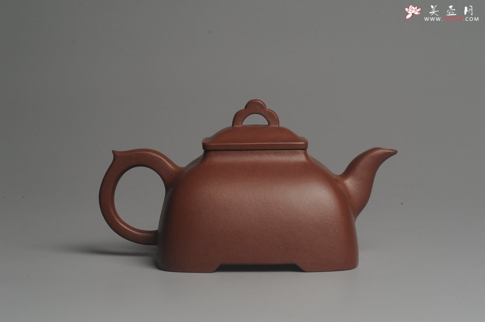 紫砂壶图片：实力派张海艳全手工弧菱壶 灰常漂亮 - 宜兴紫砂壶网