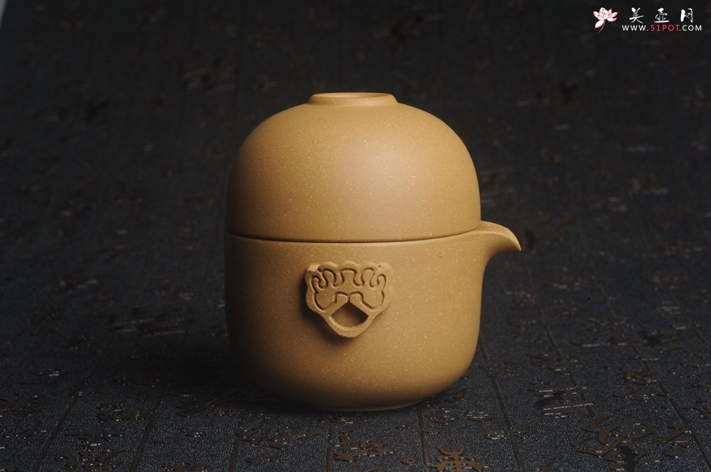 紫砂壶图片：美杯特惠 办公旅行便携式茶具快客杯 公道杯 盖碗 泥料非常好 送礼自用佳品 - 宜兴紫砂壶网