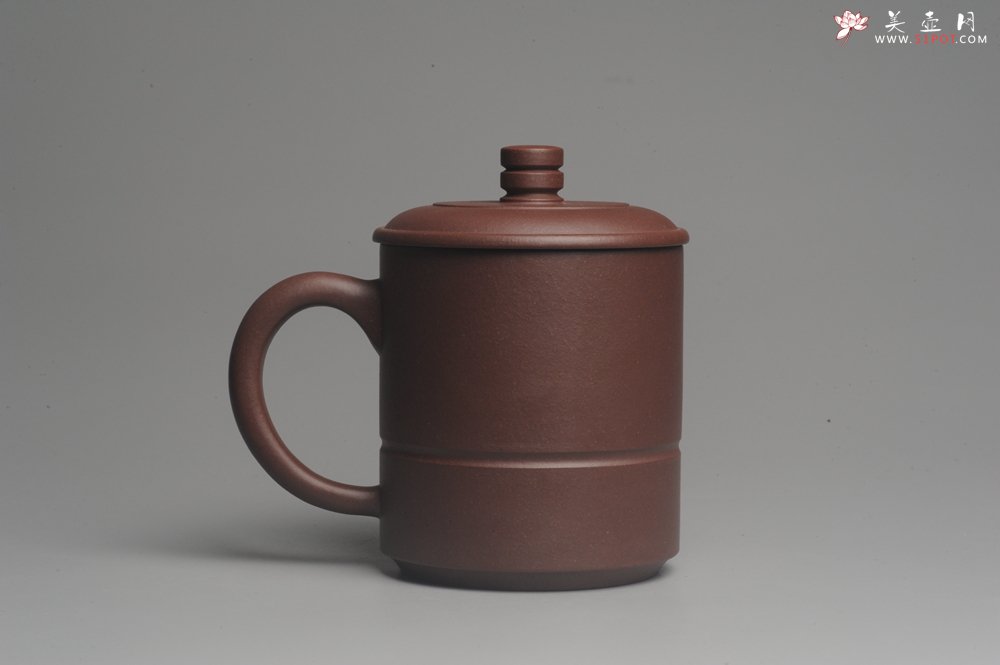 紫砂壶图片：美杯特惠 办公旅行便携式茶具盖杯 - 宜兴紫砂壶网