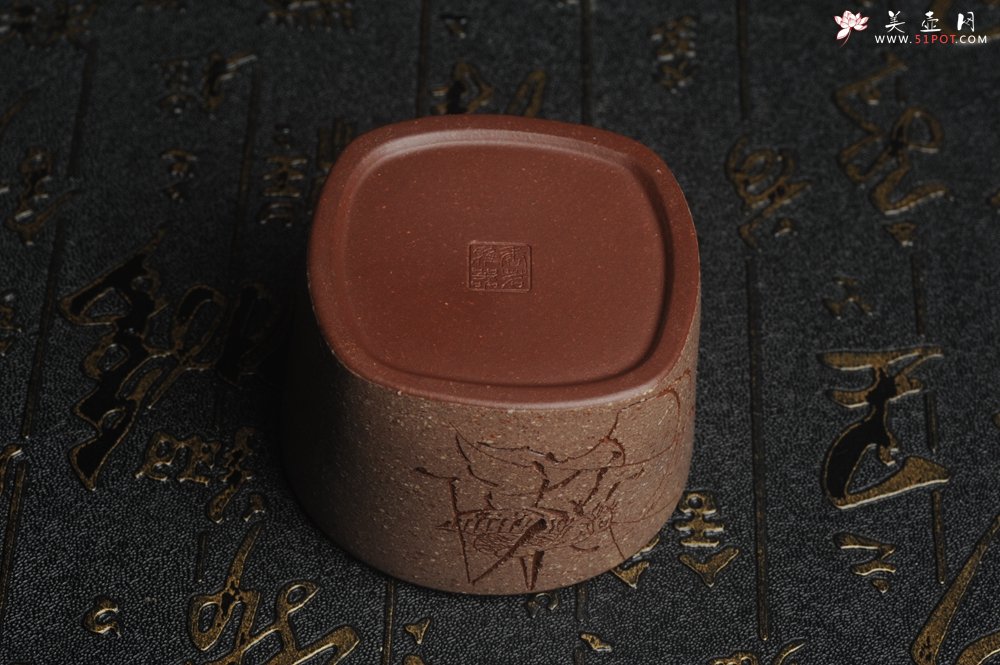 紫砂壶图片：美杯中秋特惠 精品好泥好工好刻雅致厚实 清趣品茗杯 主人杯 自用送礼佳品 - 宜兴紫砂壶网