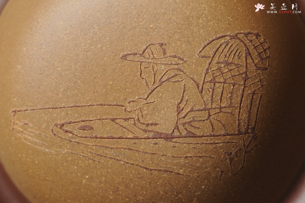 紫砂壶图片：美杯国庆特惠 精品好泥好工好刻雅致厚实品茗杯 主人杯 一套三只 送礼佳品 - 宜兴紫砂壶网